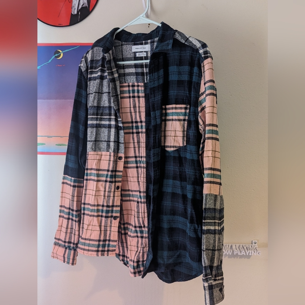 Urban outfitters flannel multi color